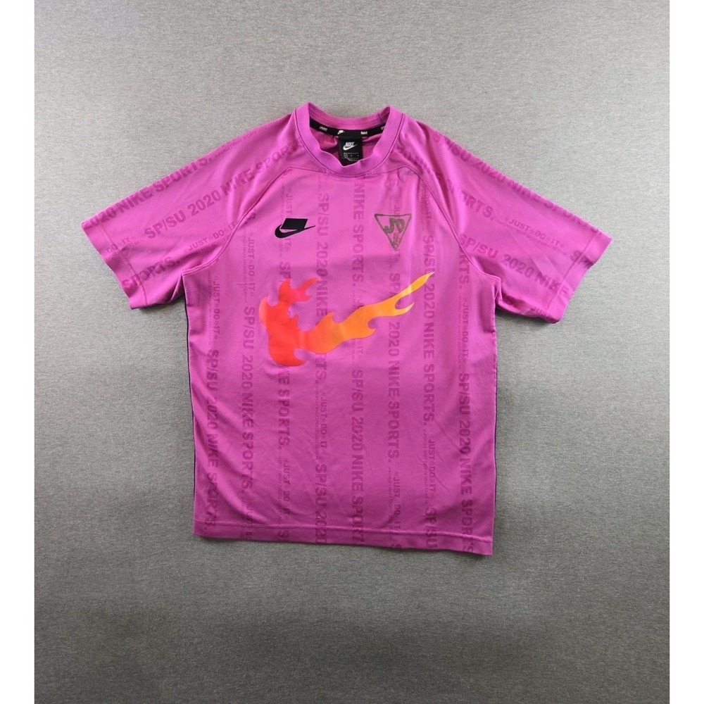 Nike Sports Jersey‎ Mens M Fuchsia Pink JDI Goddess Active Fire CJ5196 Rare!